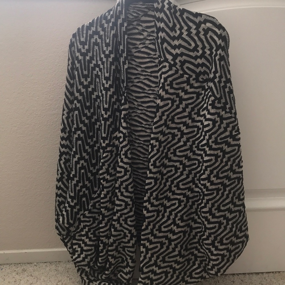Black shrug sweater